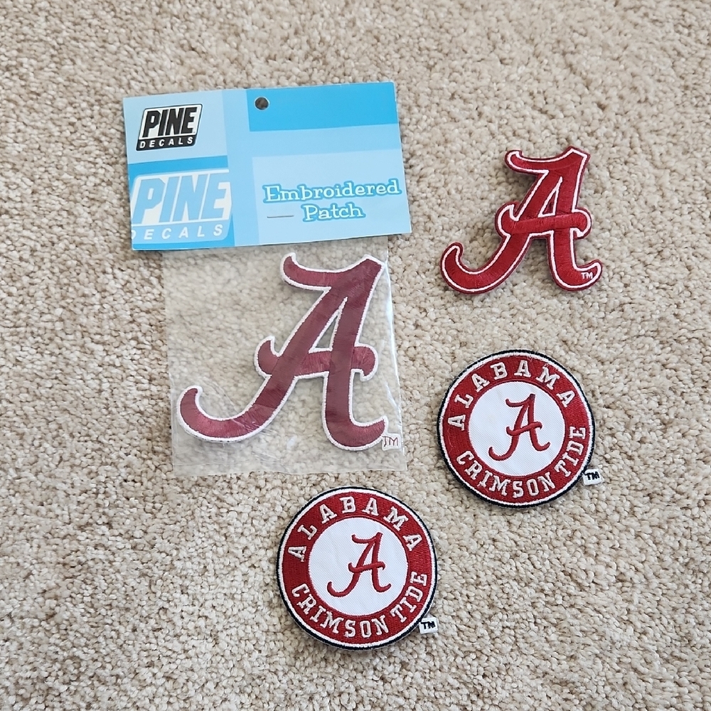 Alabama Crimson Tide Embroidered Patches